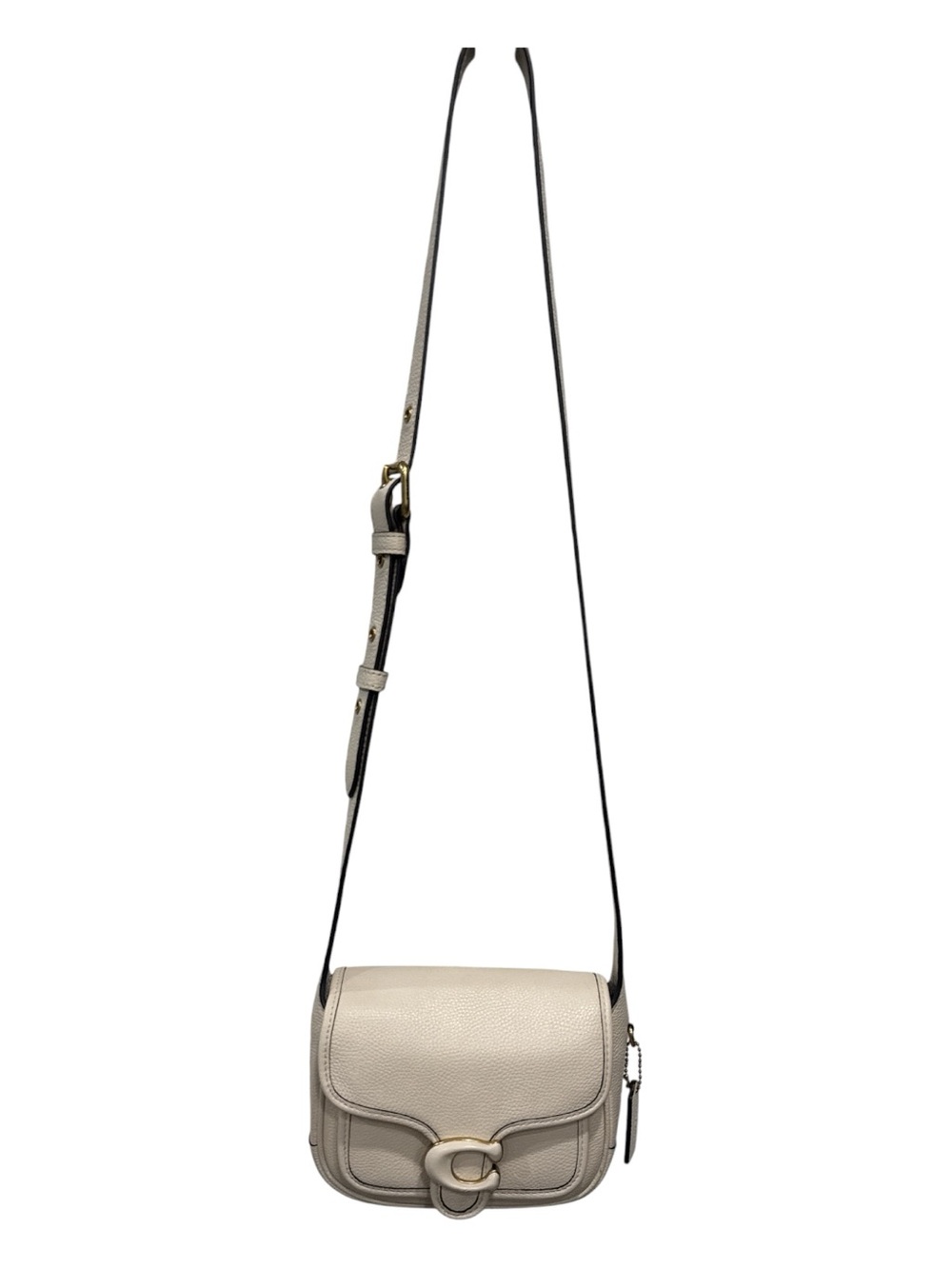 COACH Gold Hardware Tabby Leather 19 Messenger Crossbody Bag, - Picture 4 of 14